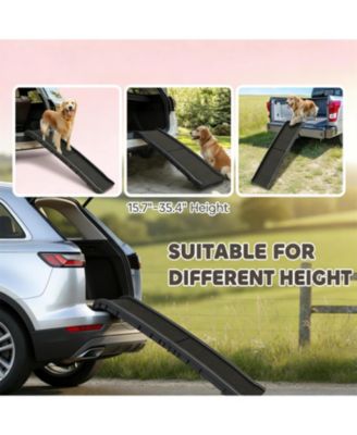 Foldable Pet Ramp, Gentle Slope Dog Car Ramp for Easy Access