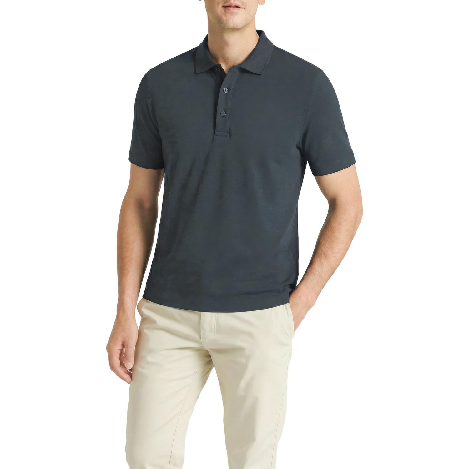 Men's Office-Leisure Collection Seamless Polo Shirt Slim Fit