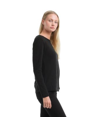 Women's Long Sleeve Ruched Side Tee