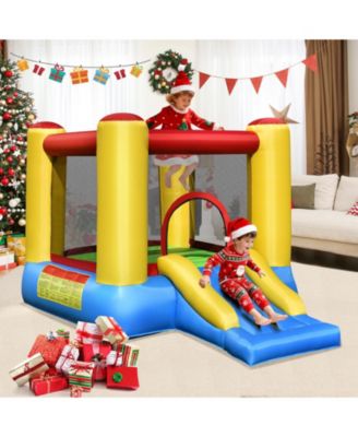 Inflatable Bouncer Kids Slide Bounce House for Indoor Outdoor without Blower