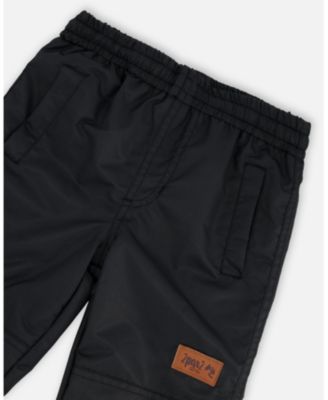 Big Boys Two-Piece Mid-Season Outerwear Set Blue Printed Smileys