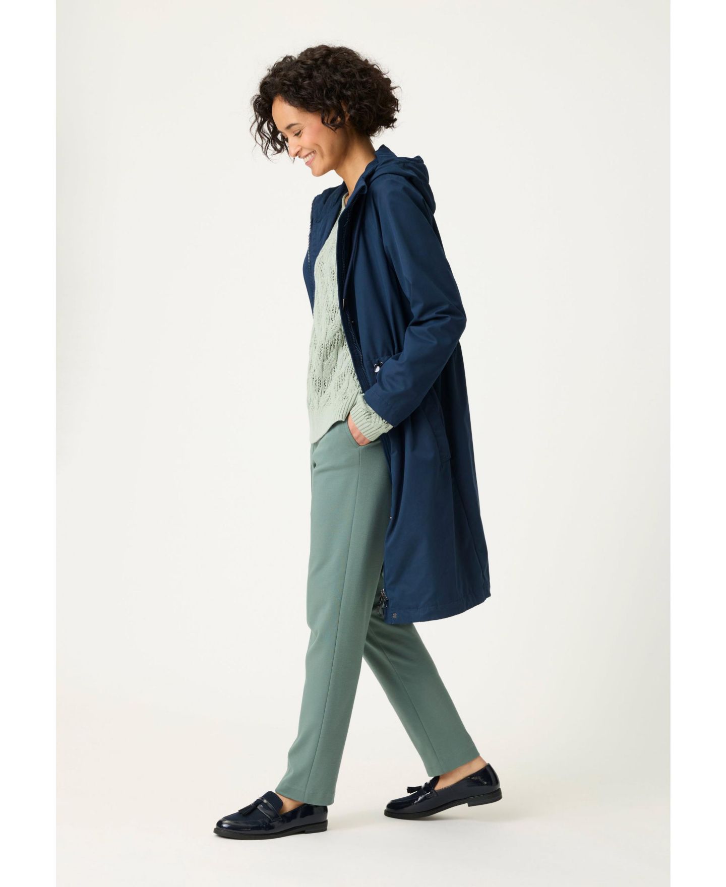 Женская куртка Olsen Hooded Anorak, цвет: Насыщенный тёмно-синий — фото 6