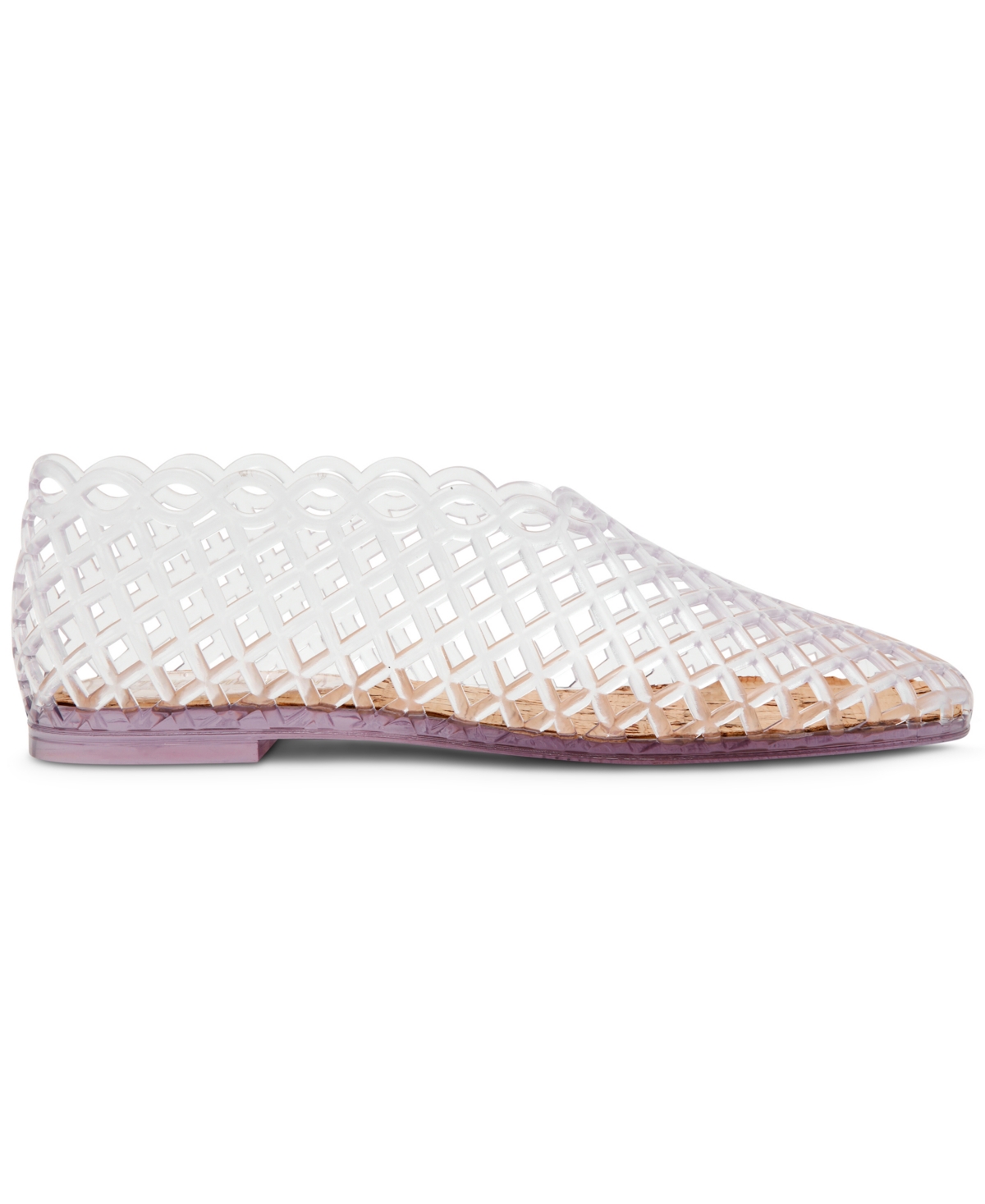 Steve Madden Women's Grove Caged Jelly Slip-On Flats
