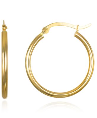 Hoop Earrings in 10k Yellow Gold