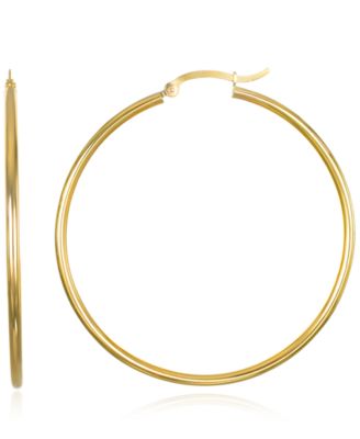 Hoop Earrings in 10k Yellow Gold