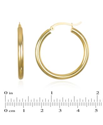 Hoop Earrings in 10k Yellow Gold