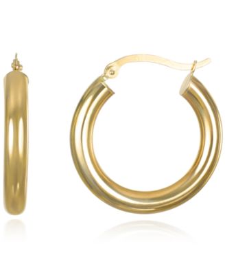 Hoop Earrings in 10k Yellow Gold