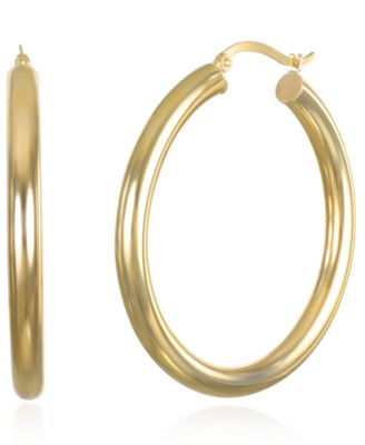 Hoop Earrings in 10k Yellow Gold