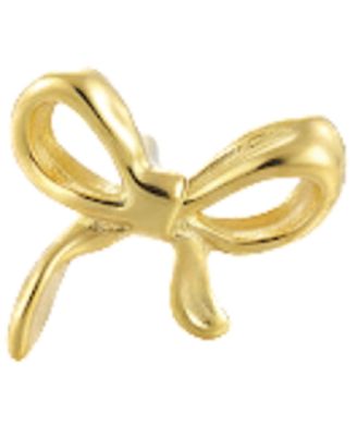 Petite Noeud Gold-Tone Stud Earrings