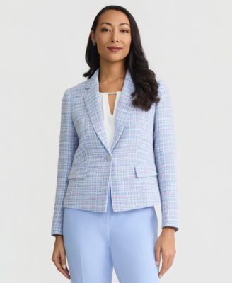 Women's Tweed One-Button Jacket