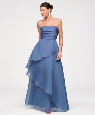 Women's Strapless Organza Gown