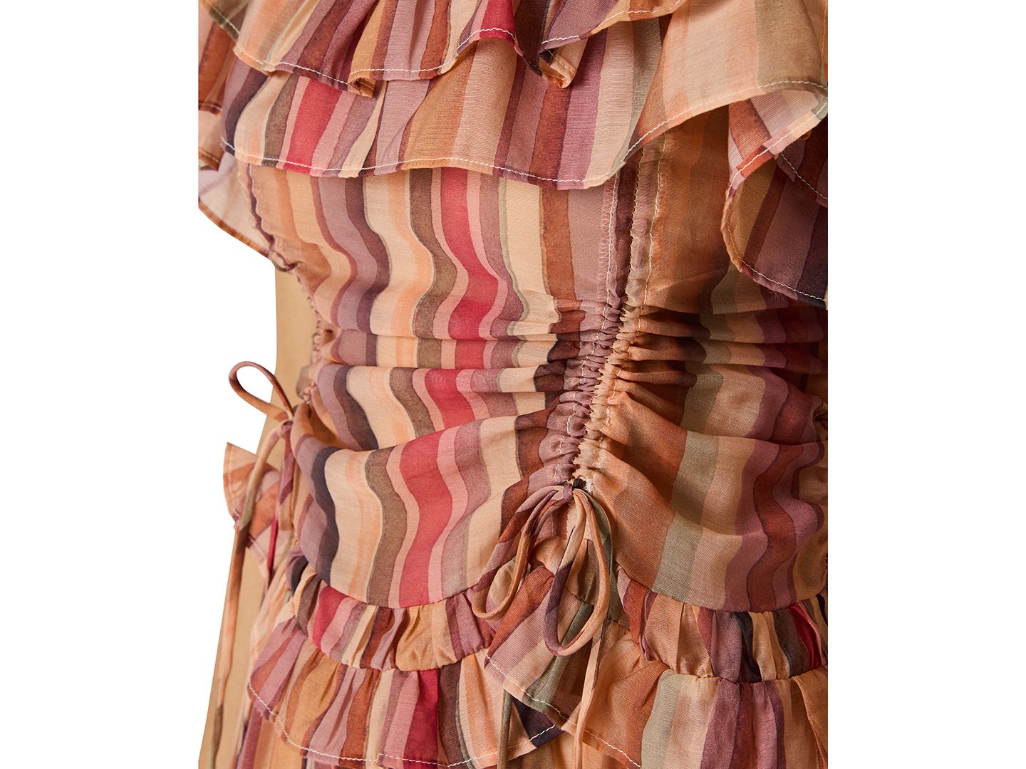 Женский топ Steve Madden Square Neck, цвет: Полосатый — фото 4