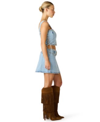 Women's High Rise Mini Skirt