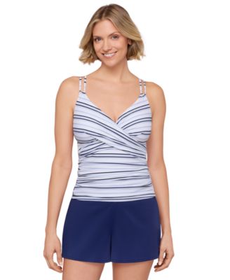 Women's V-Neck Crossover Tankini