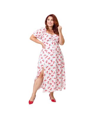 Plus Size Sweetheart Midi Dress