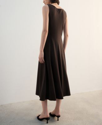 Women's Flared Midi-Dress