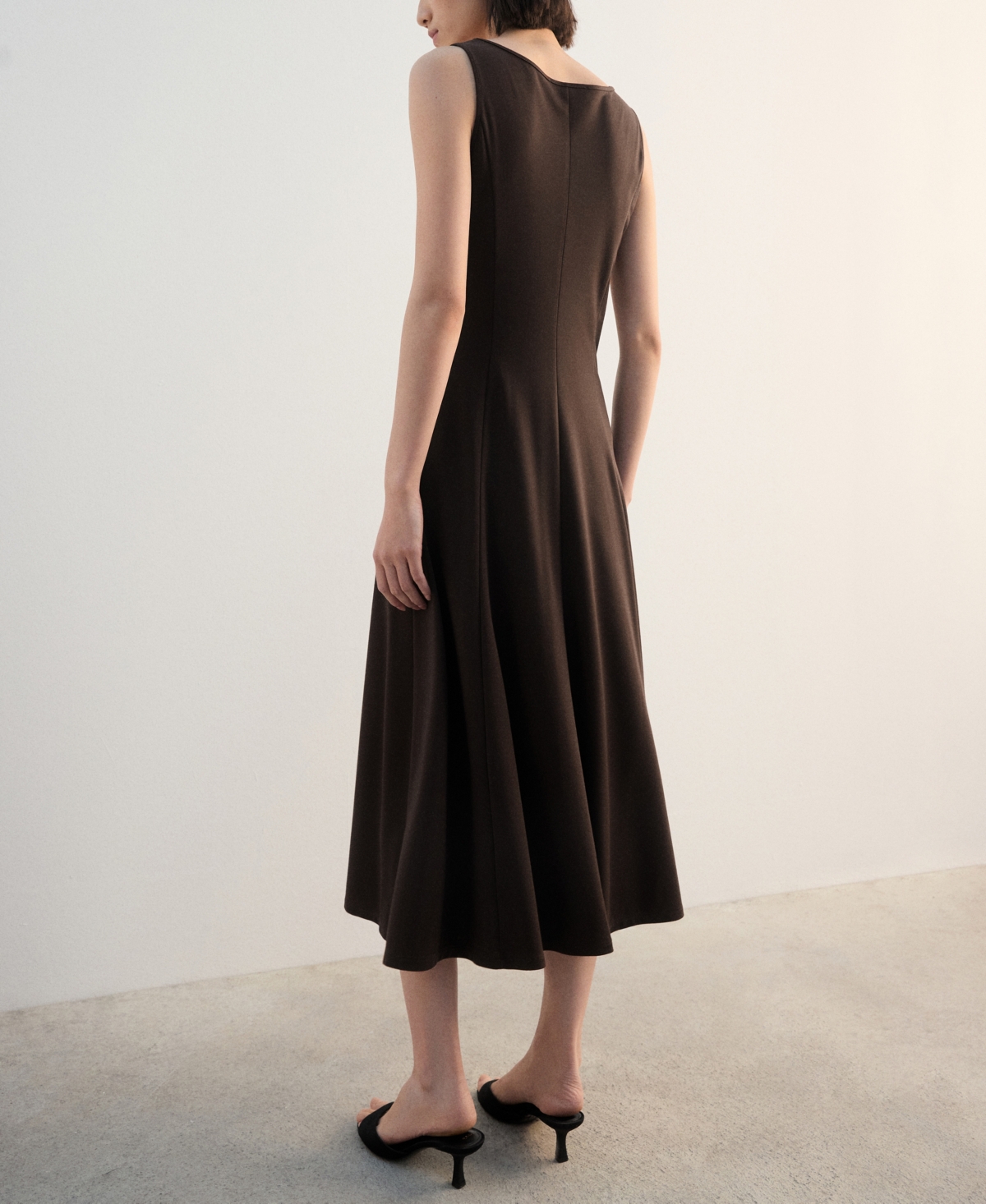 Mango Women's Flared Midi-Dress