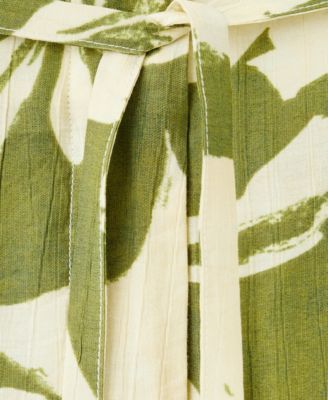 Women's Floral Print Straight Pants