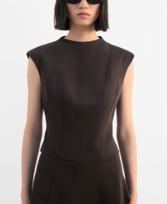 Women's Wide Straps Fitted Top