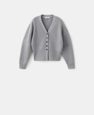 Women's V-Neck Knitted Cardigan