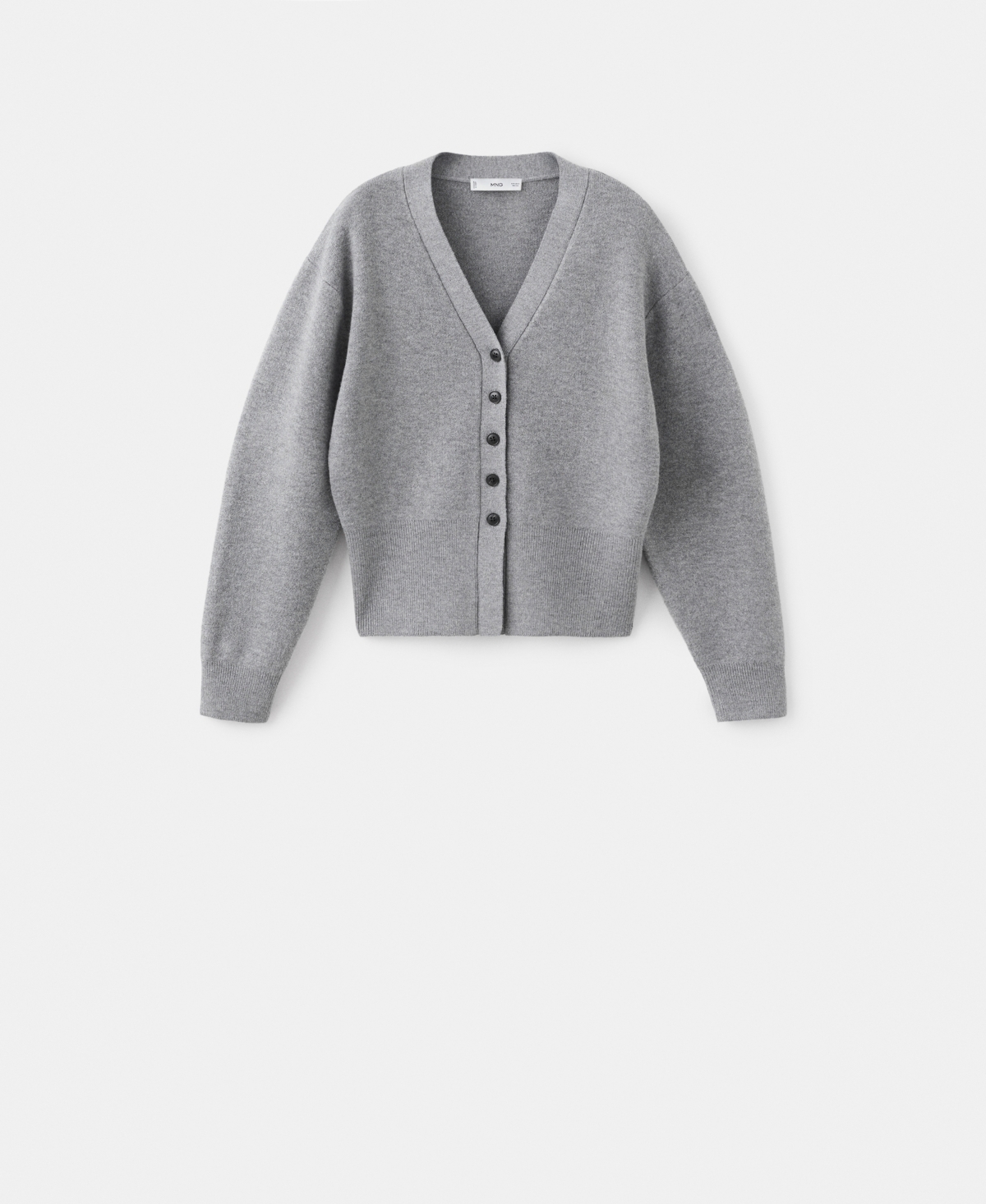 Mango Women's V-Neck Knitted Cardigan