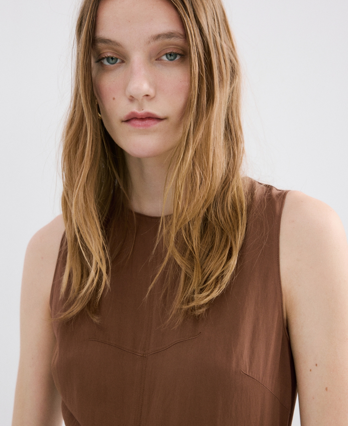 Mango Women's Pleated A-Line Dress