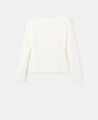 Women's Seam Detail Knitted Sweater