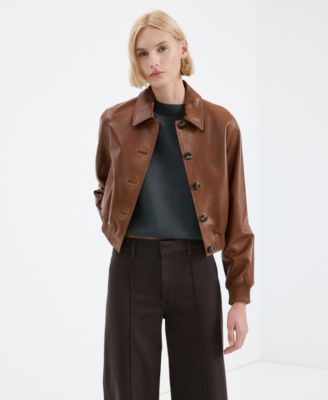 Women's Seam High-Waisted Wide-Leg Jeans