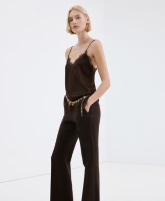 Women's Mid-Rise Flare Pants