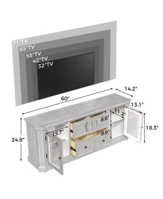 Solid Wood TV Stand , Full Assembled , Created for Macy's