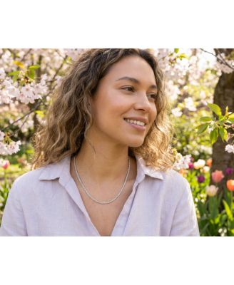 Thin Lightweight 2MM .925 Sterling Silver Rope Link Chain Necklace