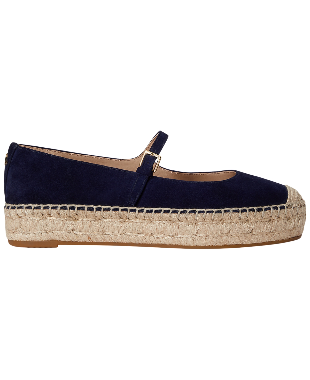 Lauren Ralph Women's Luize Mary Jane Round Toe Espadrilles