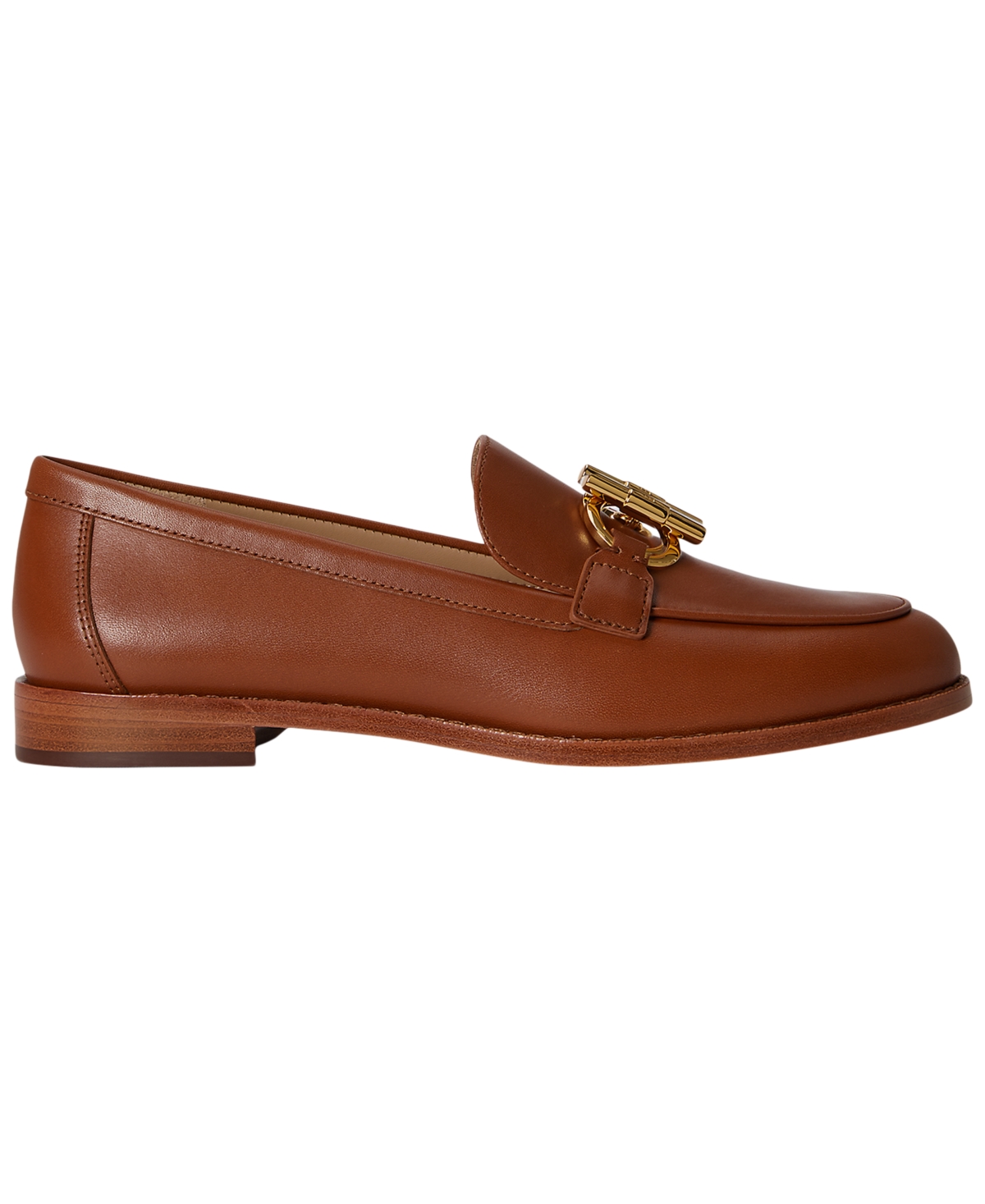 Lauren Ralph Lauren Women's Blaike Leather Round Toe Loafers