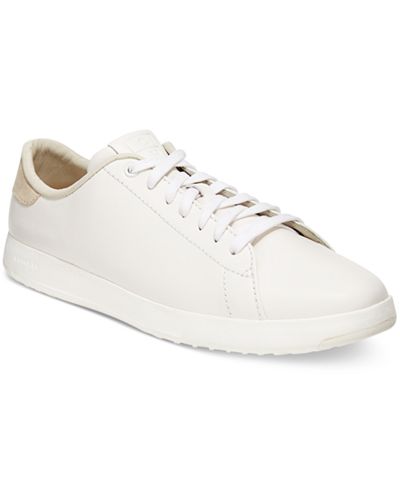 Cole Haan Women&#39;s GrandPro Tennis Lace-Up Sneakers - Sneakers - Shoes - Macy&#39;s