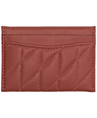 Essential Quilted Pillow Leather Card Case