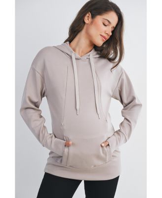 Maternity Casual Nursing Hoodie Sweatshirt