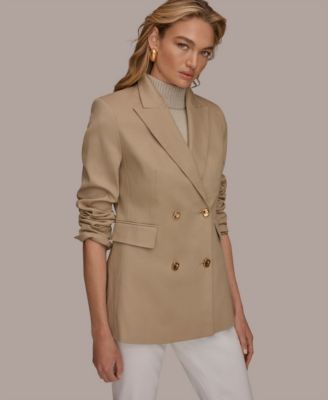Women's Double Breasted Blazer Jacket