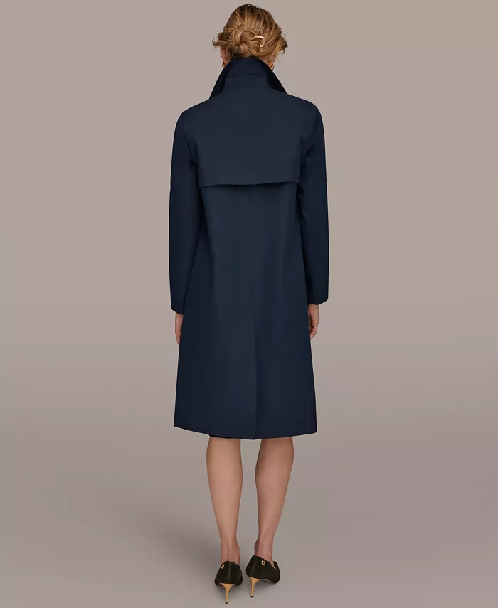 Women's Balmacaan Shirt Collar Coat - thumbnail 10
