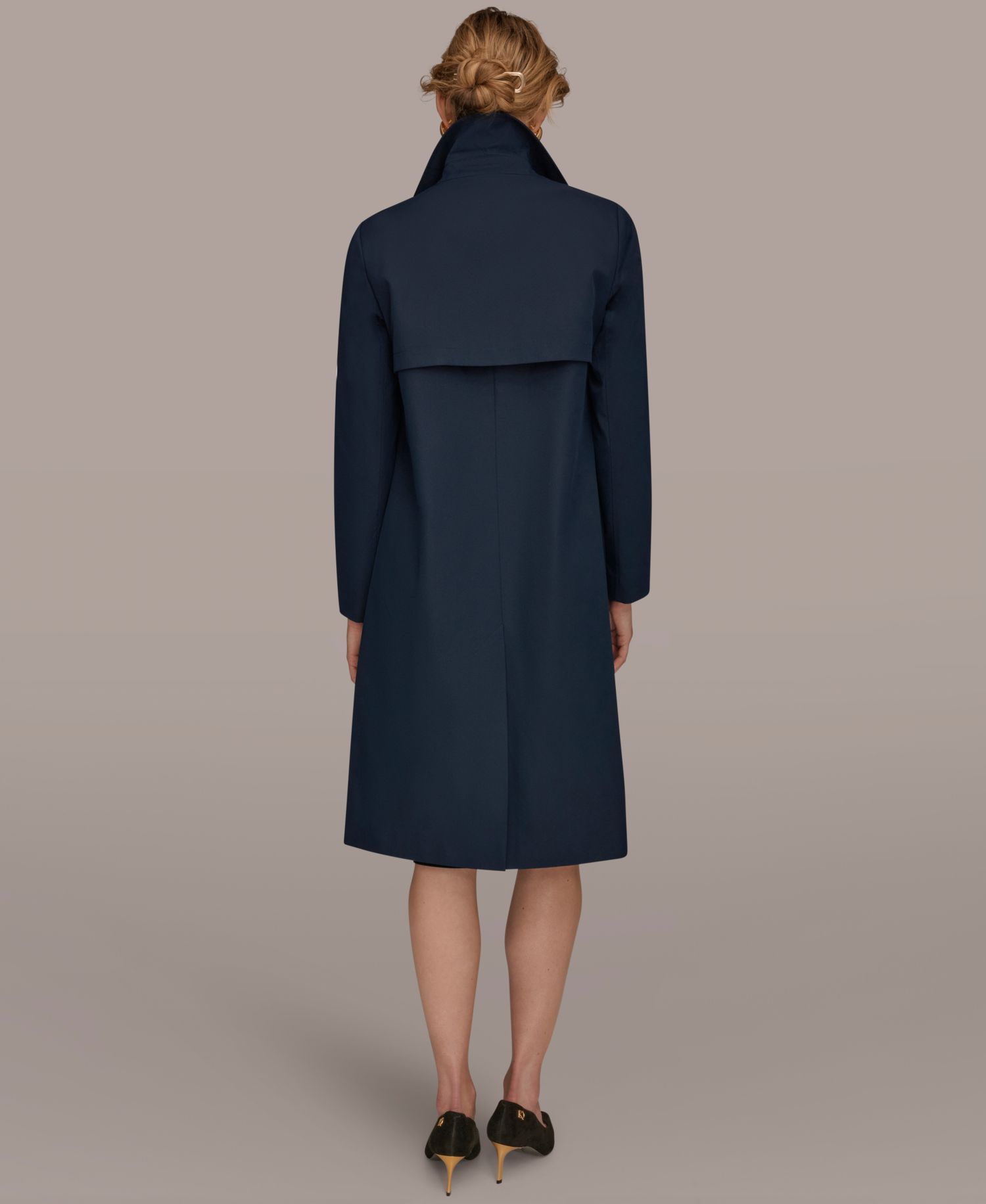 Women's Balmacaan Shirt Collar Coat