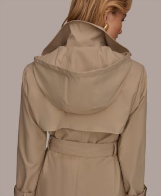 Women's Single Breasted Belted Trench Coat