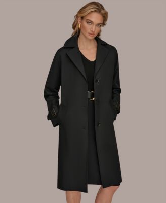 Women's Single Breasted Belted Trench Coat