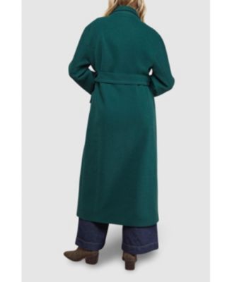 Women's Tie Belt Detail Midi Coat
