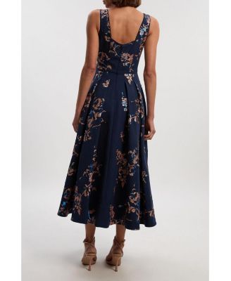 Women's Satin Sequin Prom Dress