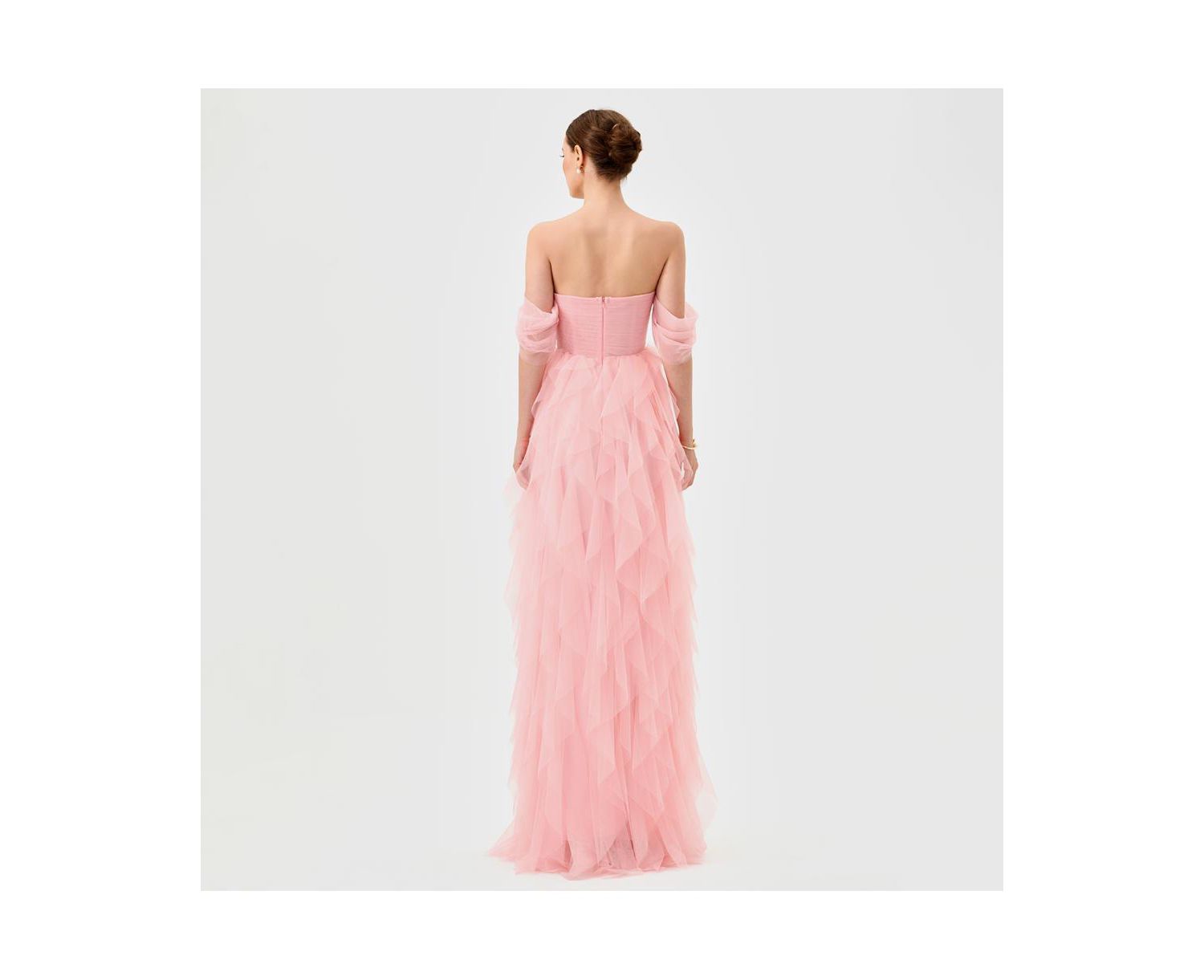 Women's Lili Off Shoulder Ruffle Gown