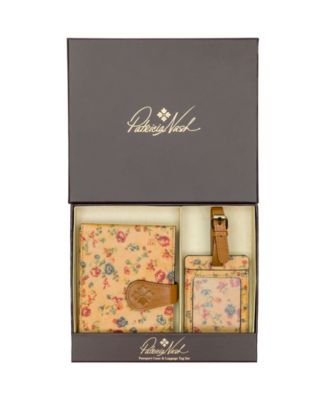 Fleur de Jardin Boxed Luggage Tag Wallet Set