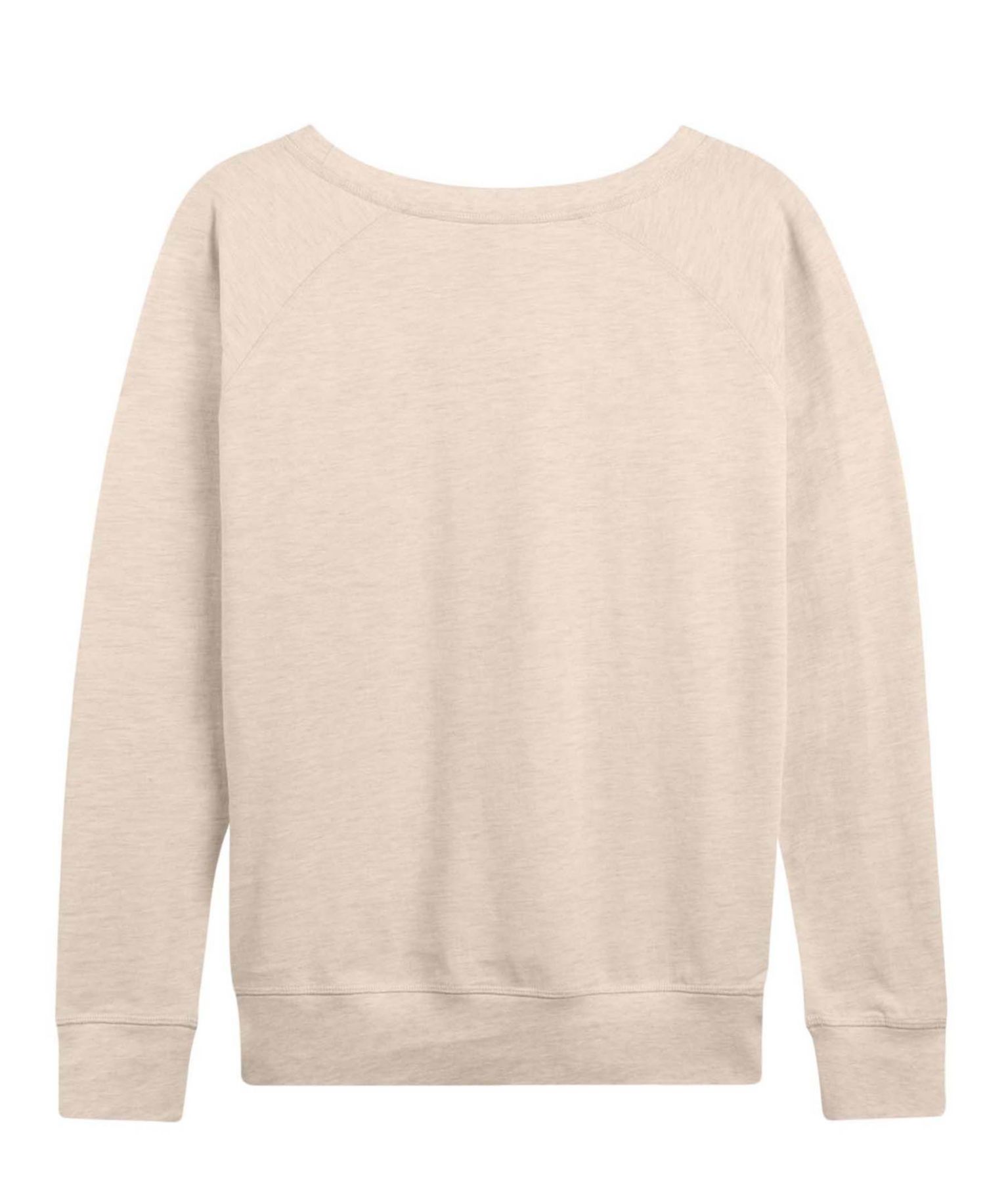 Women's Instant Message Flower Afro French Terry Long-Sleeve T-Shirt
