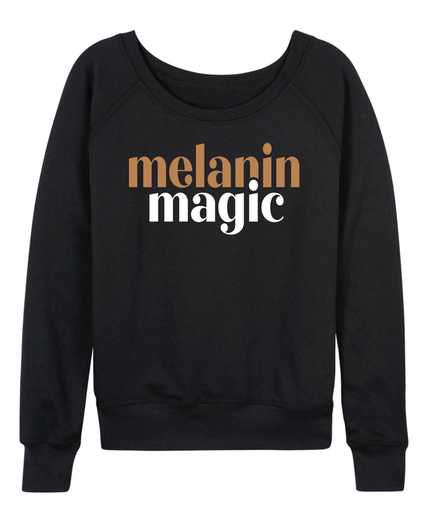 Women's Instant Message Melanin Magic French Terry Long-Sleeve T-Shirt
