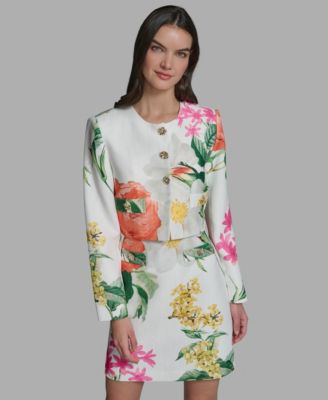 Women's Spring Tweed Bolero Jacket 