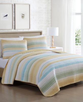 Coralinn Stripe 2-Pc. Quilt Set, Twin