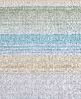 Coralinn Stripe 3-Pc. Quilt Set, King